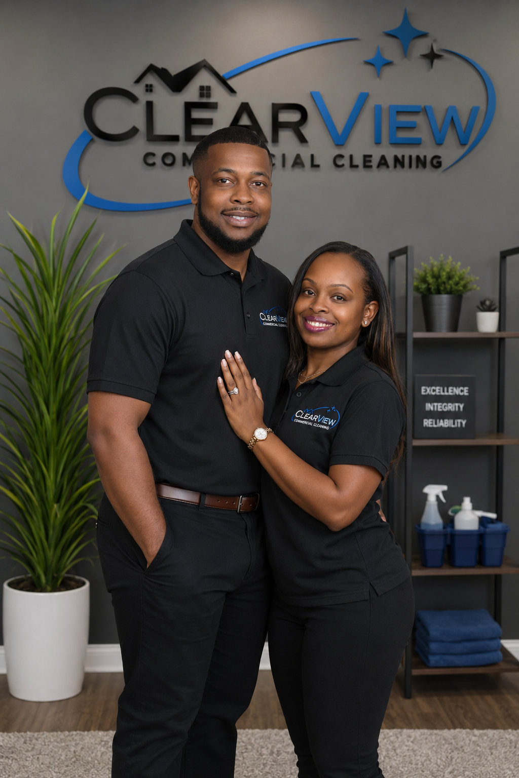 The founders of ClearView Commercial Cleaning, born and raised in Indianapolis, Indiana